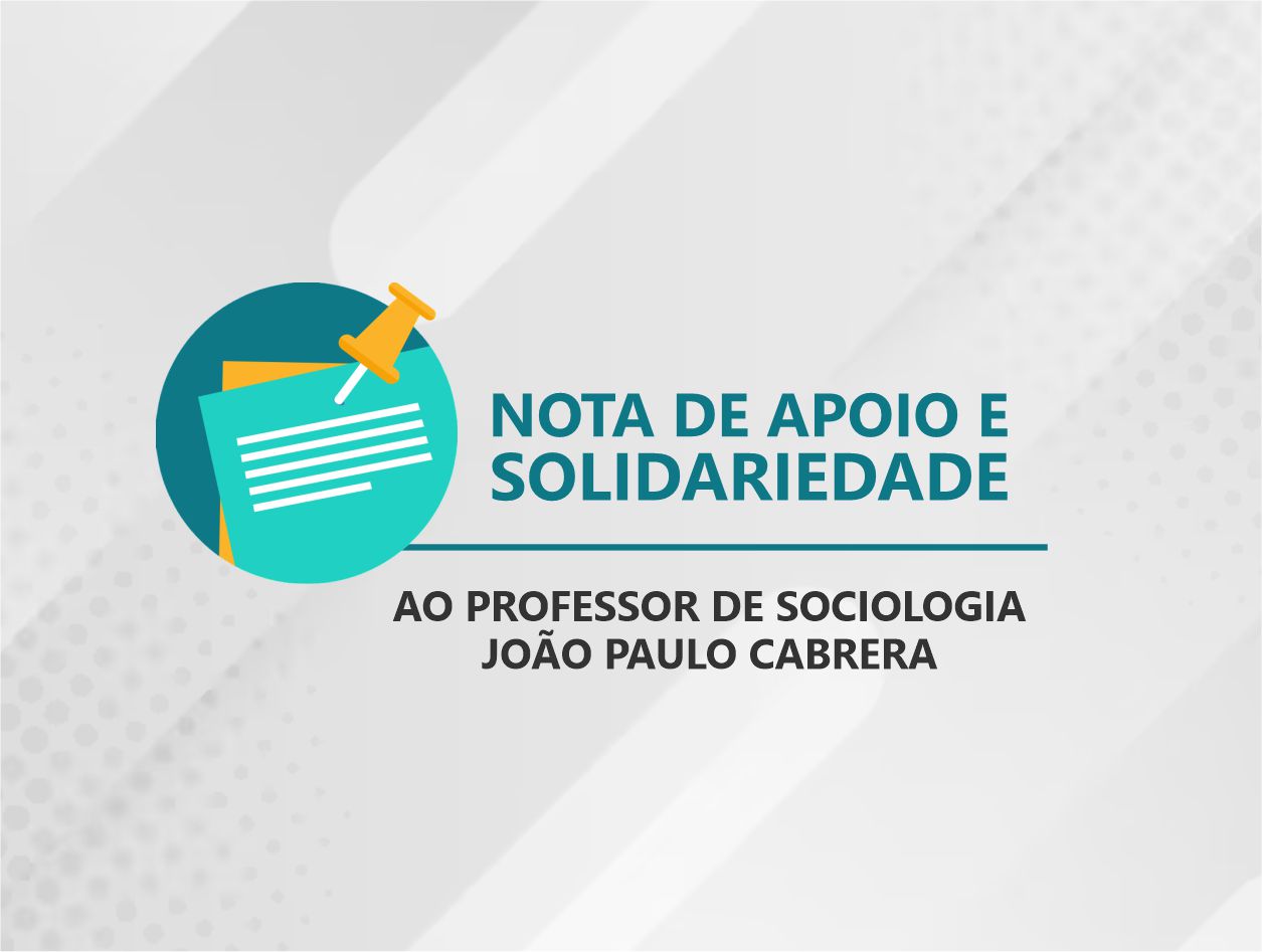 Nota pública de apoio e solidariedade